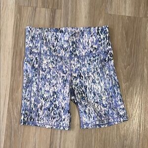 Athleta Blue and Purple Stash Shorts